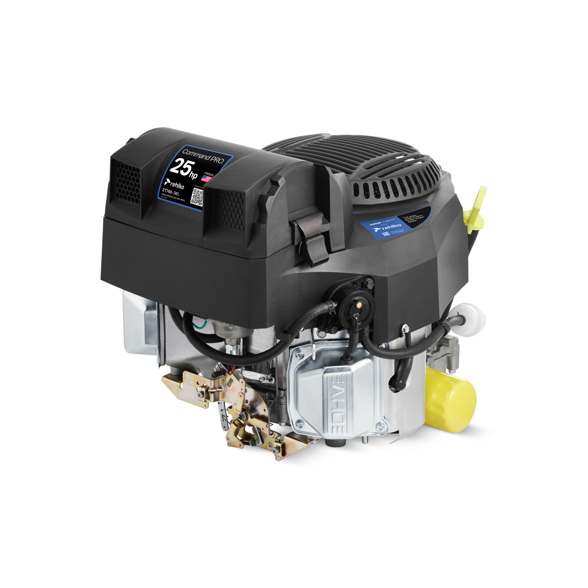 Rehlko Kohler Confidant Series Engine, 25 Horsepower, Model PA-ZT740-3054